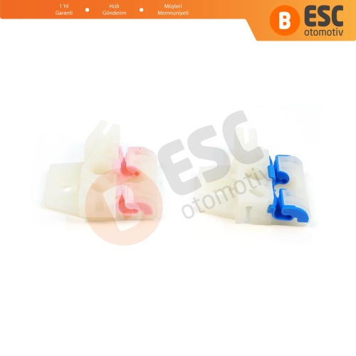 VW Golf MK6 A6 5K 5K1 AJ5 2008-20014 5-Kapı 5K0837461 İçin Elektrikli Ön Sol Cam Kriko Tamir Klipsi A+B