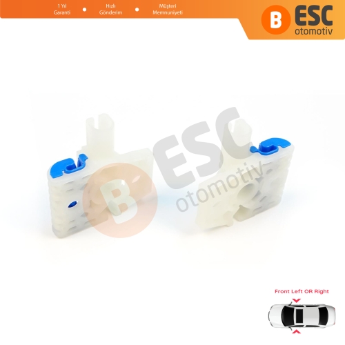 VW Golf MK6 A6 5K 5K1 AJ5 2008-20014 5-Kapı 5K0837462 İçin Elektrikli Ön Kapı Cam Kriko Tamir Klipsi A+B