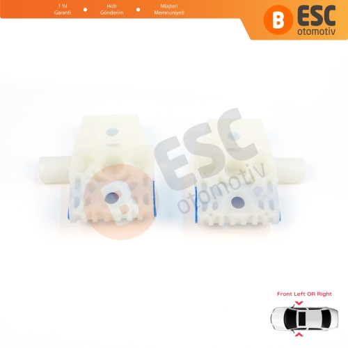 VW Golf MK6 A6 5K 5K1 AJ5 2008-20014 5-Kapı 5K0837462 İçin Elektrikli Ön Kapı Cam Kriko Tamir Klipsi A+B