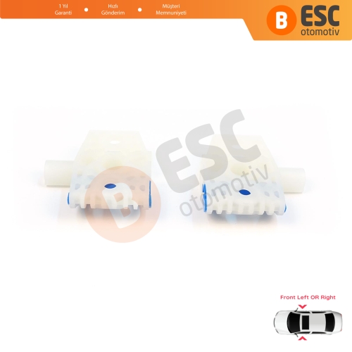 VW Golf MK6 A6 5K 5K1 AJ5 2008-20014 5-Kapı 5K0837462 İçin Elektrikli Ön Kapı Cam Kriko Tamir Klipsi A+B