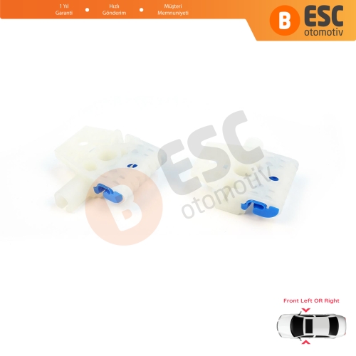 VW Golf MK6 A6 5K 5K1 AJ5 2008-20014 5-Kapı 5K0837462 İçin Elektrikli Ön Kapı Cam Kriko Tamir Klipsi A+B