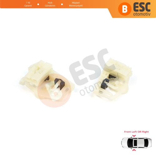 BMW 3 Series E46 Compact 2001-2005 2-Kapı 51338251351 51338251352 İçin Ön Cam Kriko Tamir Klipsi A+B