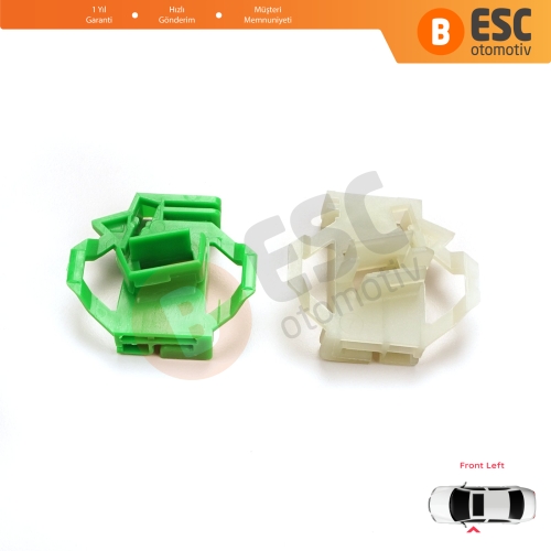 VW Polo Classic 6V Caddy MK2 Seat Cordoba MK1 Ibiza MK2 Inca Skoda Octavia MK1 1U 6K4837401 İçin Ön Sol Kapı Cam Kriko Tamir Klipsi