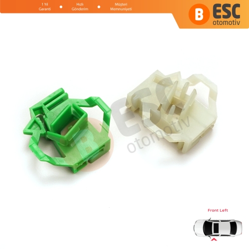 VW Polo Classic 6V Caddy MK2 Seat Cordoba MK1 Ibiza MK2 Inca Skoda Octavia MK1 1U 6K4837401 İçin Ön Sol Kapı Cam Kriko Tamir Klipsi