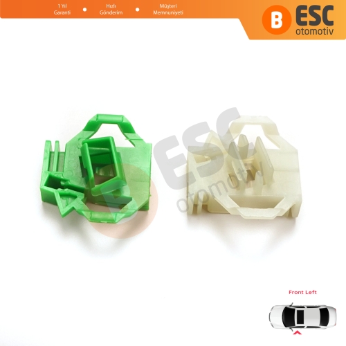 VW Polo Classic 6V Caddy MK2 Seat Cordoba MK1 Ibiza MK2 Inca Skoda Octavia MK1 1U 6K4837401 İçin Ön Sol Kapı Cam Kriko Tamir Klipsi