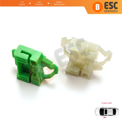 VW Polo Classic 6V Caddy MK2 Seat Cordoba MK1 Ibiza MK2 Inca Skoda Octavia MK1 1U 6K4837401 İçin Ön Sol Kapı Cam Kriko Tamir Klipsi