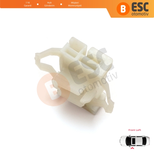 VW Polo Classic 6V Caddy MK2 Seat Cordoba MK1 Ibiza MK2 Inca Skoda Octavia MK1 1U 6K4837401 İçin Ön Sol Kapı Cam Kriko Tamir Klipsi L1