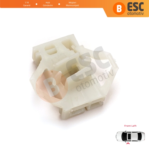 VW Polo Classic 6V Caddy MK2 Seat Cordoba MK1 Ibiza MK2 Inca Skoda Octavia MK1 1U 6K4837401 İçin Ön Sol Kapı Cam Kriko Tamir Klipsi L1