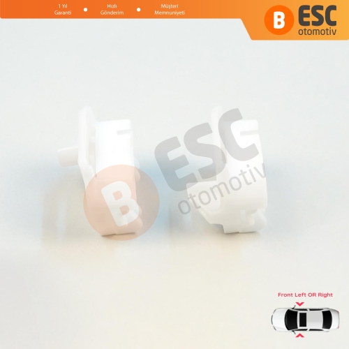 VW Golf Bora Jetta MK4 A4 1J Seat Ibiza MK3 6L Coupe Peugeot 607 1999-2010 1JM898461 İçin Ön Kapı Cam Kriko Tamir Klipsi A+B