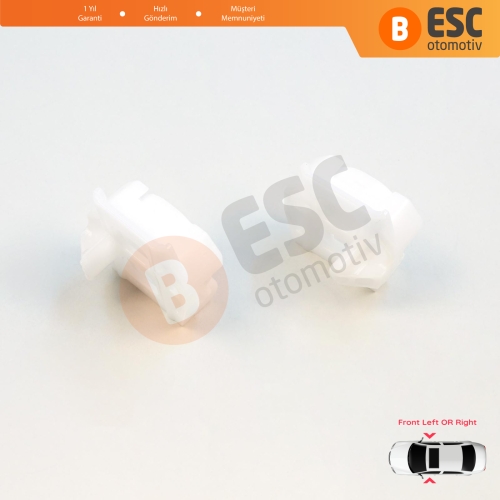 VW Golf Bora Jetta MK4 A4 1J Seat Ibiza MK3 6L Coupe Peugeot 607 1999-2010 1JM898461 İçin Ön Kapı Cam Kriko Tamir Klipsi A+B