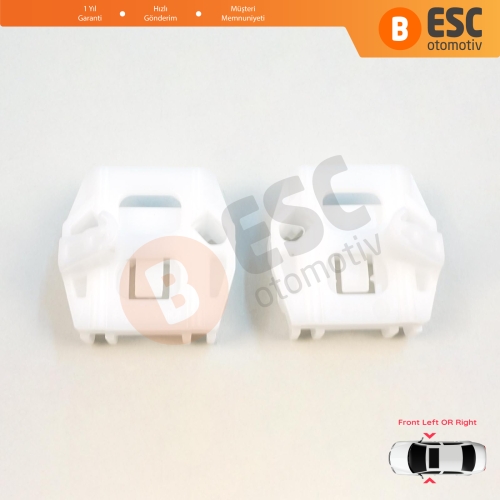 VW Golf Bora Jetta MK4 A4 1J Seat Ibiza MK3 6L Coupe Peugeot 607 1999-2010 1JM898461 İçin Ön Kapı Cam Kriko Tamir Klipsi A+B