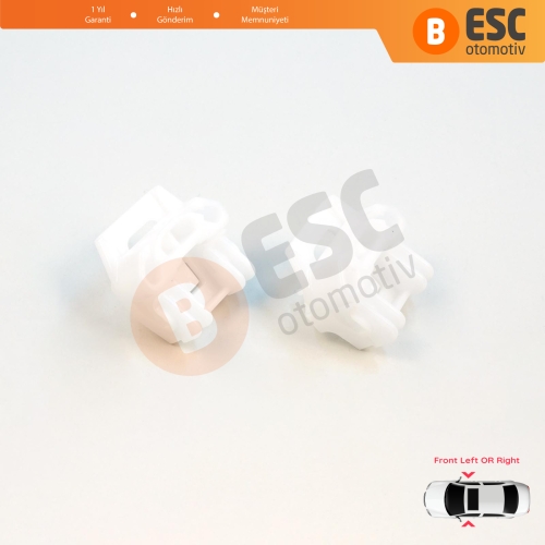 VW Golf Bora Jetta MK4 A4 1J Seat Ibiza MK3 6L Coupe Peugeot 607 1999-2010 1JM898461 İçin Ön Kapı Cam Kriko Tamir Klipsi A+B