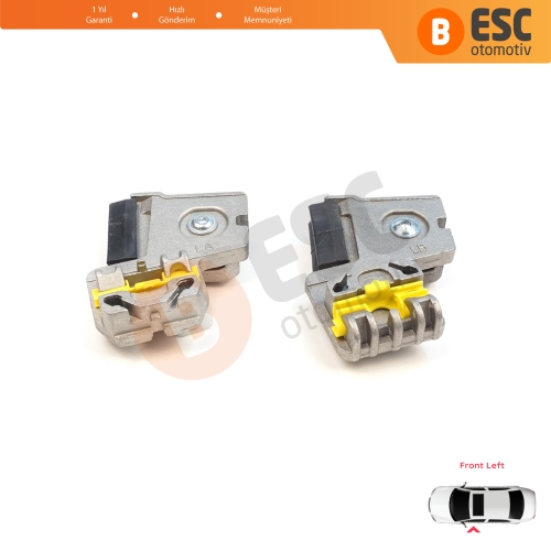 VW Golf Bora Jetta MK4 A4 1J 1997-2006 Peugeot 607 1999-2010 1J3837461 İçin Ön Sol Kapı Cam Kriko Tamir Klipsi LA+LB