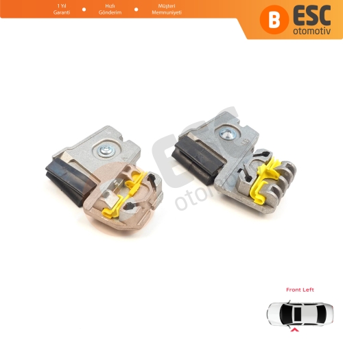 VW Golf Bora Jetta MK4 A4 1J 1997-2006 Peugeot 607 1999-2010 1J3837461 İçin Ön Sol Kapı Cam Kriko Tamir Klipsi LA+LB