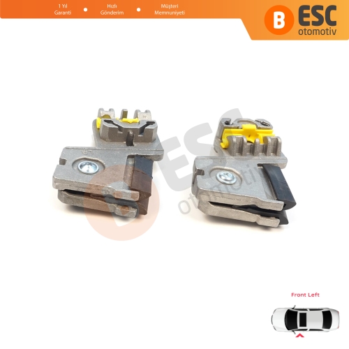 VW Golf Bora Jetta MK4 A4 1J 1997-2006 Peugeot 607 1999-2010 1J3837461 İçin Ön Sol Kapı Cam Kriko Tamir Klipsi LA+LB