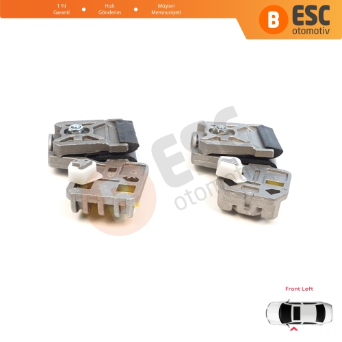 VW Golf Bora Jetta MK4 A4 1J 1997-2006 Peugeot 607 1999-2010 1J3837461 İçin Ön Sol Kapı Cam Kriko Tamir Klipsi LA+LB