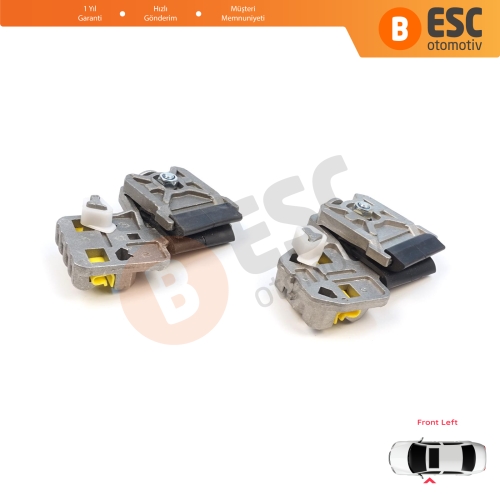 VW Golf Bora Jetta MK4 A4 1J 1997-2006 Peugeot 607 1999-2010 1J3837461 İçin Ön Sol Kapı Cam Kriko Tamir Klipsi LA+LB