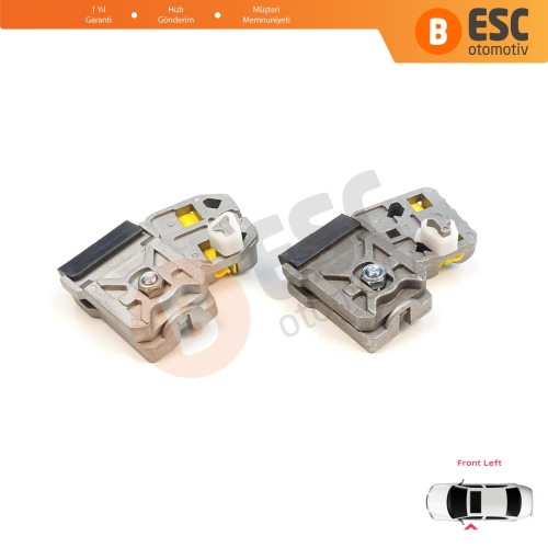 VW Golf Bora Jetta MK4 A4 1J 1997-2006 Peugeot 607 1999-2010 1J3837461 İçin Ön Sol Kapı Cam Kriko Tamir Klipsi LA+LB