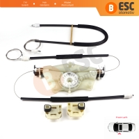 Skoda Fabia MK1 1999-2008 4/5 Kapı Praktik Van 6Y1837461 İçin Elektrikli Ön Sol Kapı Cam Kriko Tamir Seti