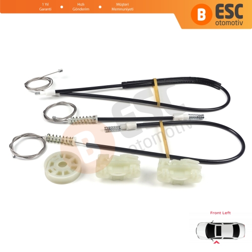 Land Rover Freelander MK1 L314 LN 1997-2006 3/5 Kapı LR006372 İçin Elektrikli Ön Sol Kapı Cam Kriko Tamir Seti