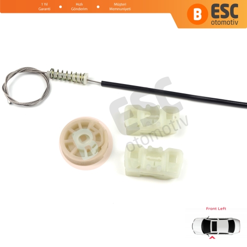 Land Rover Freelander MK1 L314 LN 1997-2006 3/5 Kapı LR006372 İçin Elektrikli Ön Sol Kapı Cam Kriko Tamir Seti