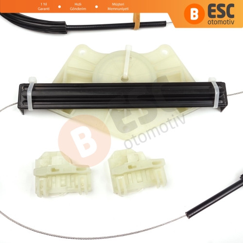 VW Passat B5 3B 3BG Skoda Superb MK1 B5 3U 3B1837461 İçin Ön Sol Cam Kriko Tamir Seti