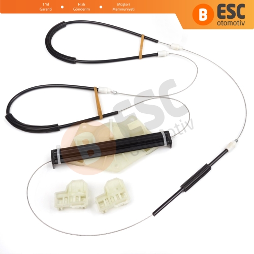 VW Passat B5 3B 3BG Skoda Superb MK1 B5 3U 3B1837461 İçin Ön Sol Cam Kriko Tamir Seti