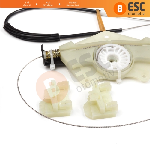 VW Passat B5 3B 3BG Skoda Superb MK1 B5 3U 3B1837461 İçin Ön Sol Cam Kriko Tamir Seti