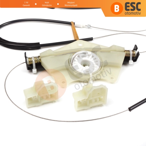 VW Passat B5 3B 3BG Skoda Superb MK1 B5 3U 3B1837461 İçin Ön Sol Cam Kriko Tamir Seti