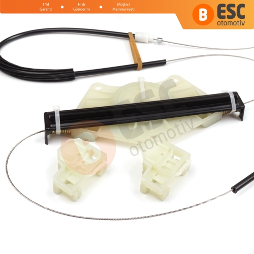 VW Passat B5 3B 3BG Skoda Superb MK1 B5 3U 3B1837461 İçin Ön Sol Cam Kriko Tamir Seti