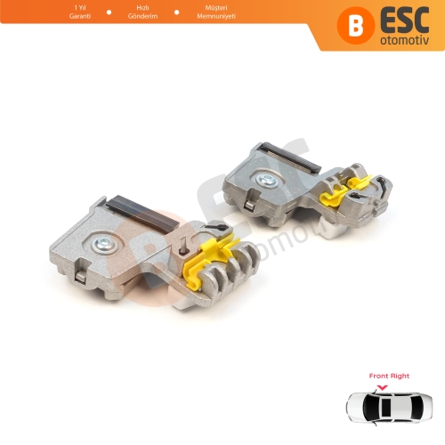 VW Golf Bora Jetta MK4 A4 1J 1997-2006 Peugeot 607 1999-2010 1J3837462 İçin Ön Sağ Kapı Cam Kriko Tamir Klipsi RA+RB