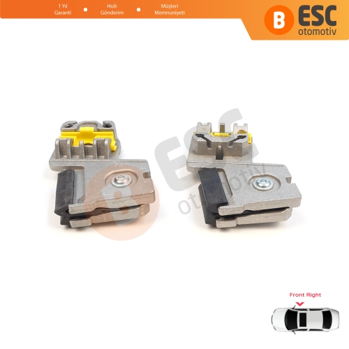 VW Golf Bora Jetta MK4 A4 1J 1997-2006 Peugeot 607 1999-2010 1J3837462 İçin Ön Sağ Kapı Cam Kriko Tamir Klipsi RA+RB