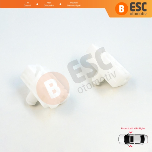 Renault Clio MK3 BR CR KR SR 2005-2014 5-Kapı 8200191148 8200291147 İçin Ön Cam Kriko Tamir Klipsi A+B