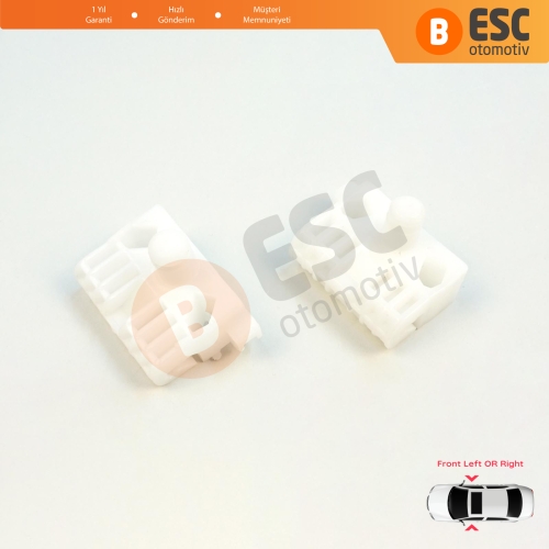 Renault Clio MK3 BR CR KR SR 2005-2014 5-Kapı 8200191148 8200291147 İçin Ön Cam Kriko Tamir Klipsi A+B