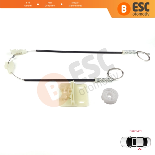 Land Rover Freelander MK1 L314 LN 1997-2006 3/5 Kapı CVH101210 İçin Elektrikli Arka Sol Kapı Cam Kriko Tamir Seti