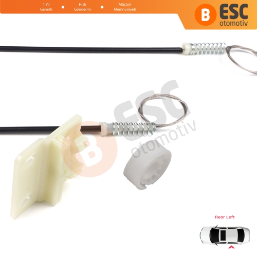 Land Rover Freelander MK1 L314 LN 1997-2006 3/5 Kapı CVH101210 İçin Elektrikli Arka Sol Kapı Cam Kriko Tamir Seti