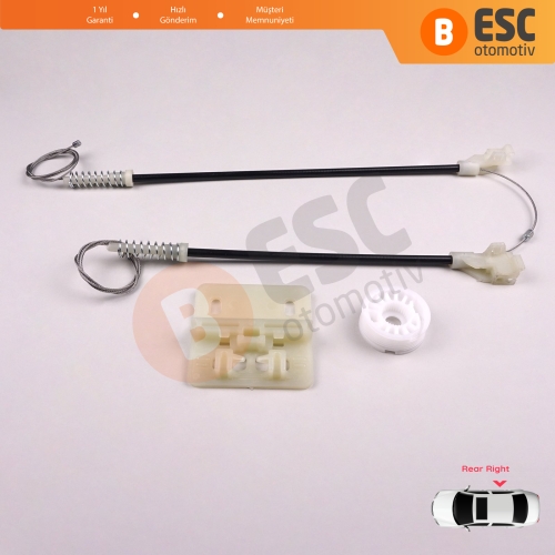 Land Rover Freelander MK1 L314 LN 1997-2006 3/5 Kapı CVH101200 İçin Elektrikli Arka Sağ Kapı Cam Kriko Tamir Seti