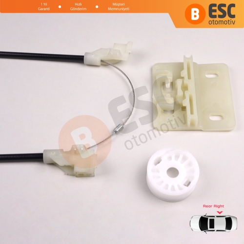 Land Rover Freelander MK1 L314 LN 1997-2006 3/5 Kapı CVH101200 İçin Elektrikli Arka Sağ Kapı Cam Kriko Tamir Seti