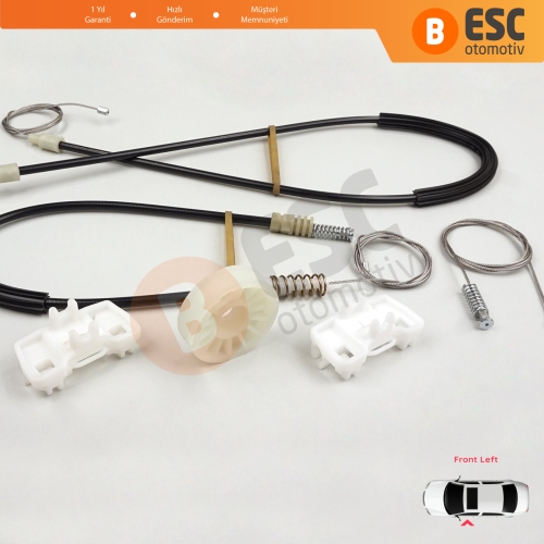 VW Sharan MK1 7M Seat Alhambra 7M 7V 1995-2010 Ford Galaxy MK1 1995-2006 7M0837461 İçin Elektrikli Ön Sol Kapı Cam Kriko Tamir Seti