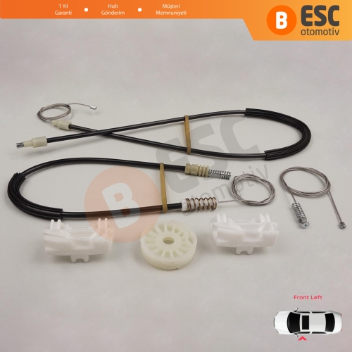 VW Sharan MK1 7M Seat Alhambra 7M 7V 1995-2010 Ford Galaxy MK1 1995-2006 7M0837461 İçin Elektrikli Ön Sol Kapı Cam Kriko Tamir Seti