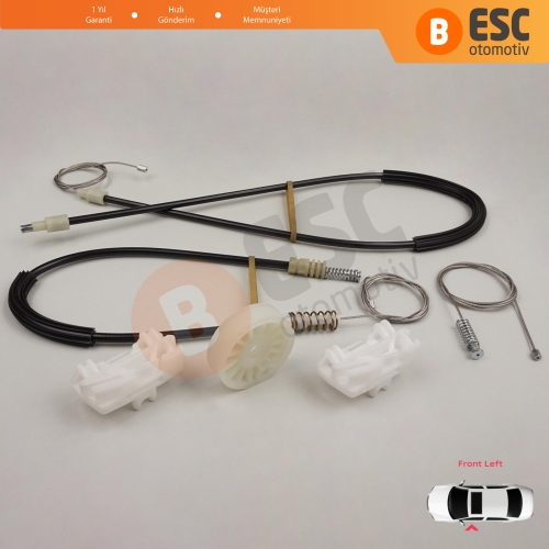 VW Sharan MK1 7M Seat Alhambra 7M 7V 1995-2010 Ford Galaxy MK1 1995-2006 7M0837461 İçin Elektrikli Ön Sol Kapı Cam Kriko Tamir Seti