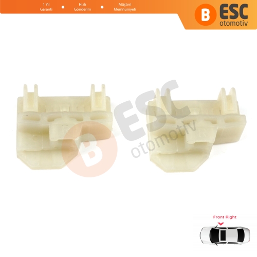 Audi A4 B5 VW Polo MK3 6N Passat B5 Skoda Superb MK1 8D0837462 İçin Ön Sağ Cam Kriko Tamir Kılavuz Klipsi