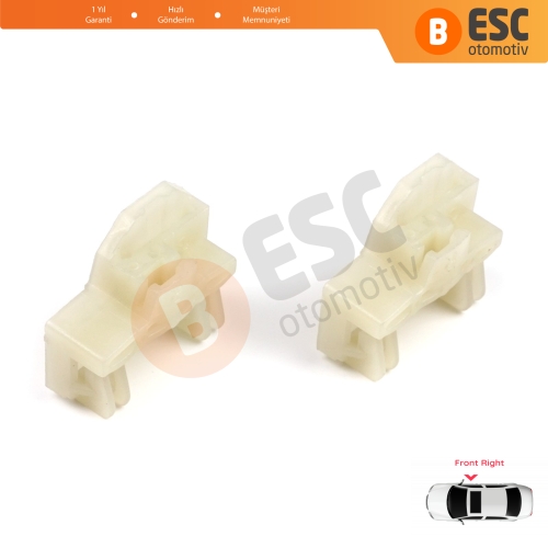 Audi A4 B5 VW Polo MK3 6N Passat B5 Skoda Superb MK1 8D0837462 İçin Ön Sağ Cam Kriko Tamir Kılavuz Klipsi