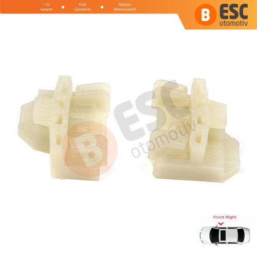 Audi A4 B5 VW Polo MK3 6N Passat B5 Skoda Superb MK1 8D0837462 İçin Ön Sağ Cam Kriko Tamir Kılavuz Klipsi