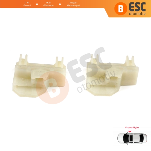 Audi A4 B5 VW Polo MK3 6N Passat B5 Skoda Superb MK1 8D0837462 İçin Ön Sağ Cam Kriko Tamir Kılavuz Klipsi