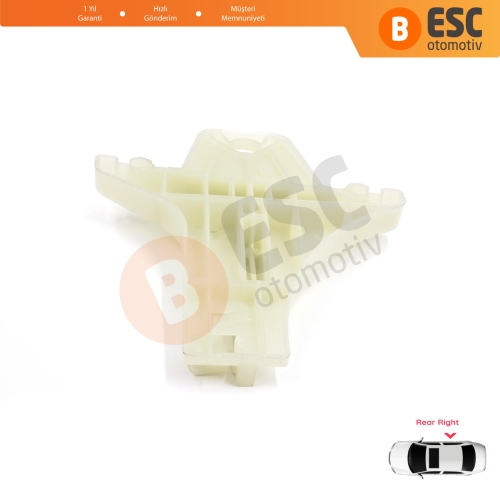 VW Jetta Golf MK5 A5 1K R32 GTI Rabbit Plus 5M1 1K5839462 İçin Arka Sağ Cam Kriko Tamir Klipsi 