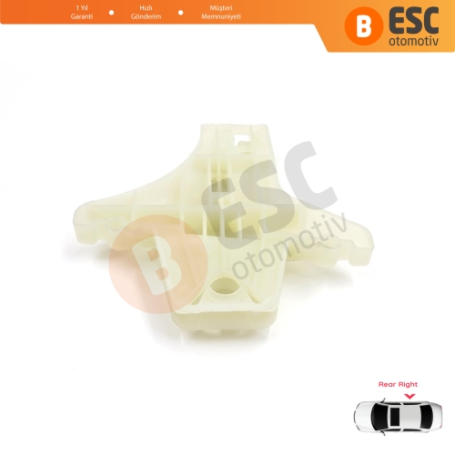 VW Jetta Golf MK5 A5 1K R32 GTI Rabbit Plus 5M1 1K5839462 İçin Arka Sağ Cam Kriko Tamir Klipsi 