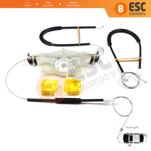 VW Golf MK4 Jetta Bora A4 1J 4/5 Kapı 1JM898461 İçin Sol Ön Cam Kriko Tamir Seti