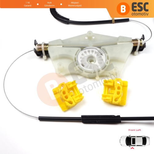 VW Golf MK4 Jetta Bora A4 1J 4/5 Kapı 1JM898461 İçin Sol Ön Cam Kriko Tamir Seti