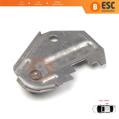 Opel Vectra B Mercedes W210 S210 Saab 9-3 900 İçin Arka Sağ Cam Kriko Tamir Klips Metal Bağlantı Sacı